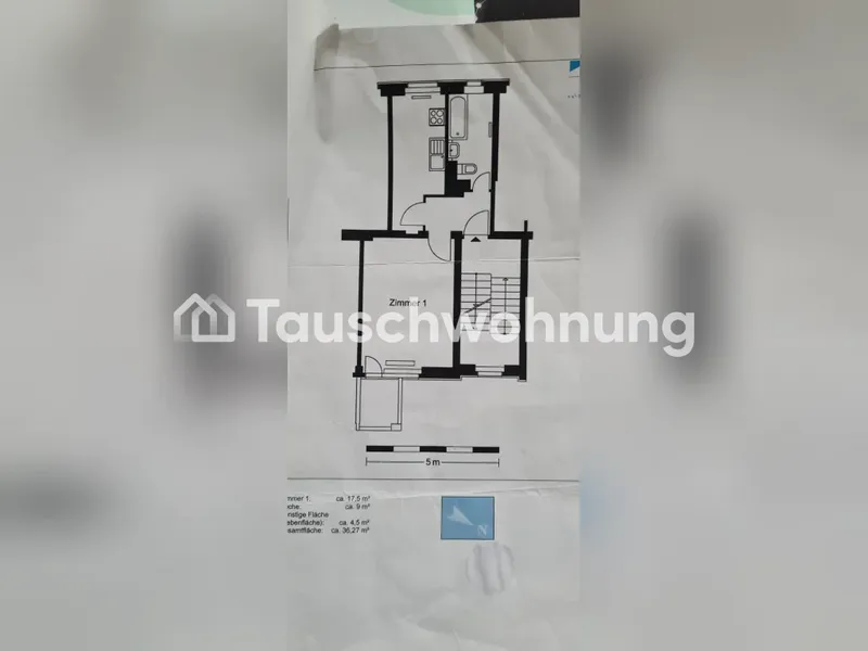 Tauschwohnung: Biete helle 1. Raumwohnung nahe S Ostkreuz — photo 1